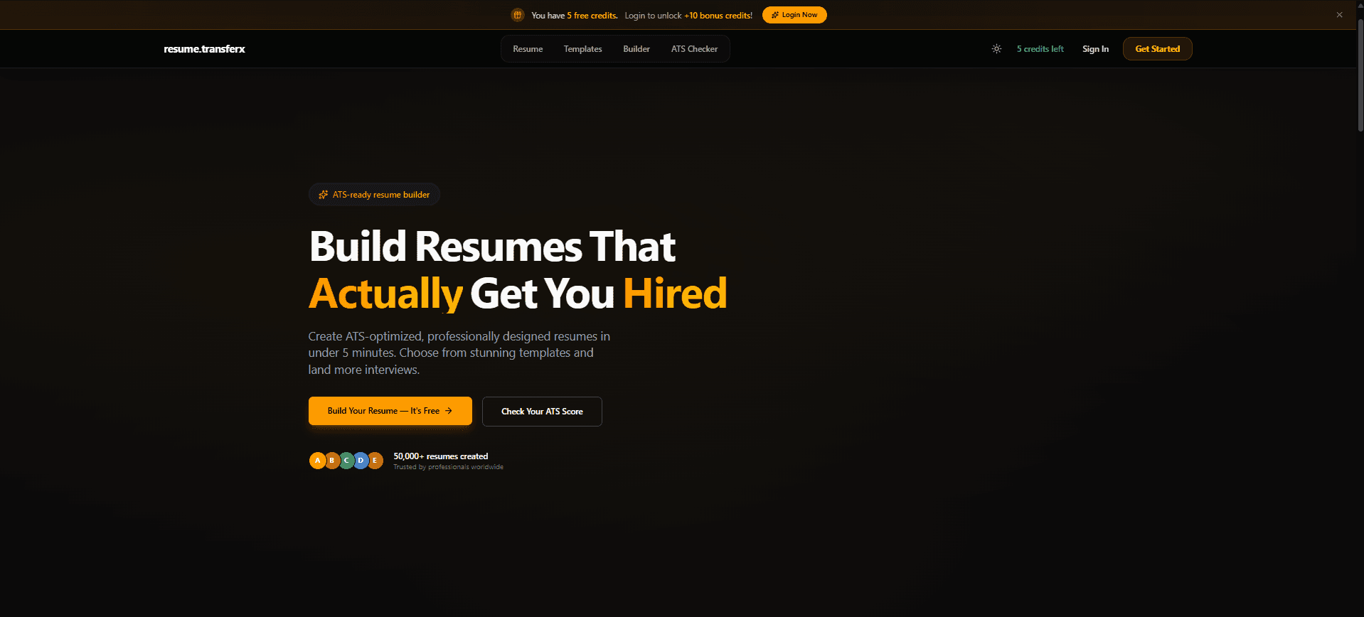 AI Resume Builder & ATS Checker