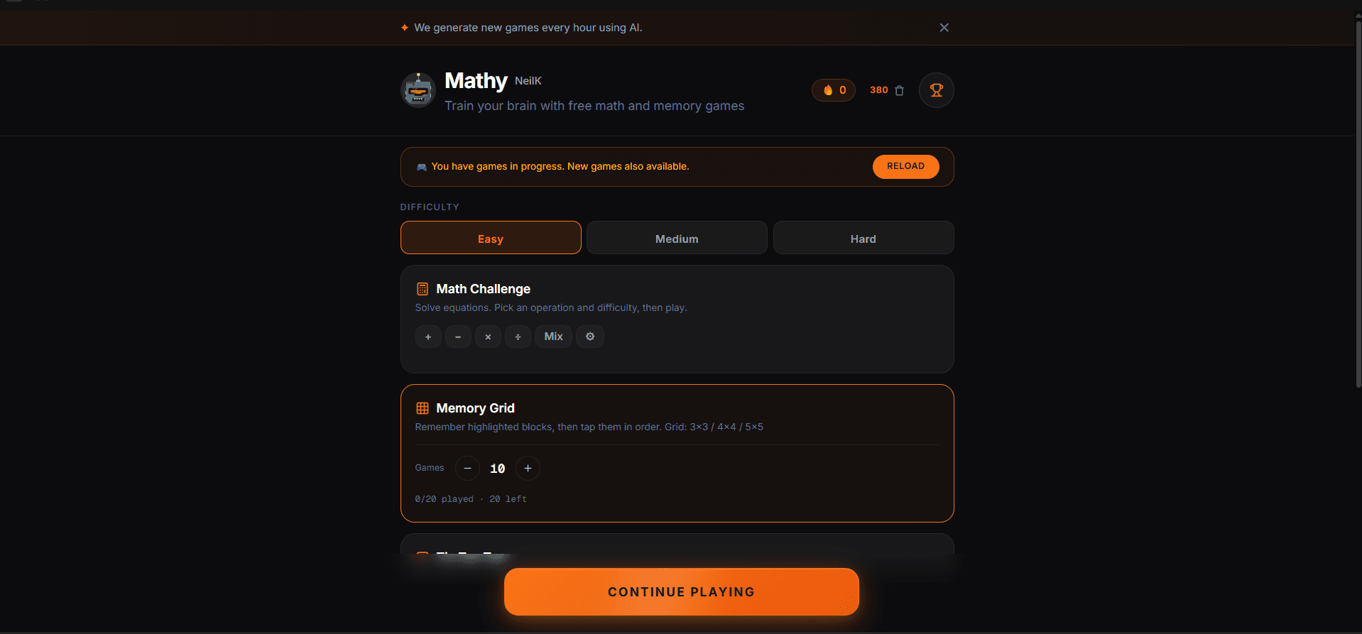 The Mathy - AI Math Puzzle Game